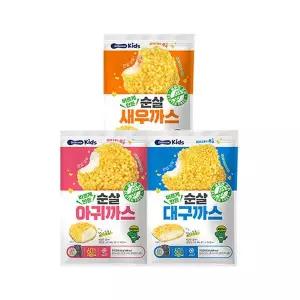 [베베쿡] 바르게만든 순살생선까스(대구/아귀/새우) 1개 3종 택1