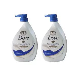 도브 바디워시 뷰티너리싱 1000ml x 2개
