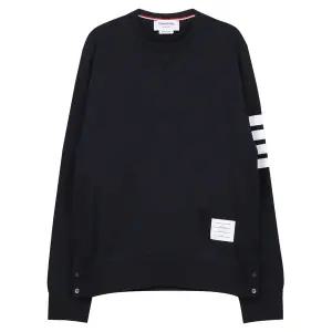 라프리마 [THOM BROWNE] 톰브라운 남성 사선 완장 맨투맨 MJT021H00535-461