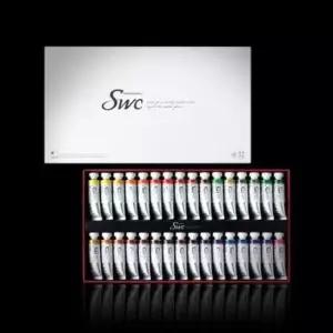 부품 154200 신한 최 수채화물감 SWC Tube 15ml 32색세트