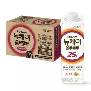 대상웰라이프 건강식품관 뉴케어 올프로틴 고소한맛 (245ml x 24팩) 579282