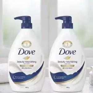 도브 바디워시 뷰티너리싱 1000ml 2개