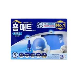 해충제거 홈매트 리퀴드 일반형 모기 훈증기(훈증기+리필) -O