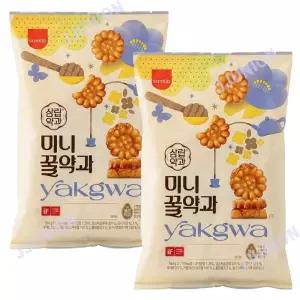 삼립 미니 꿀약과 대용량 1kg (500g x 2개)