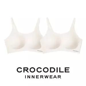 [크로커다일] 소프트핏 쉘론 스트랩 패드일체형 브라2종 오트밀 CDWBR5M09_2
