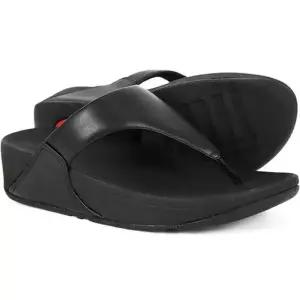 핏플랍 fitflop 루루 레더 토포스트 블랙 여성 쪼리 (I88-001)