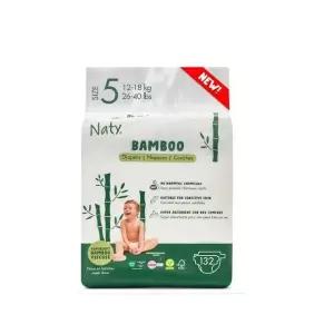 Naty 네티 밤부 베이비 기저귀 5단계 132개입