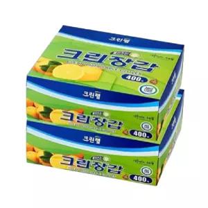 크린랩 대용량 크린장갑 400매 2개