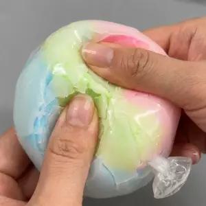 솜사탕 왁뿌볼 말랑이 왁스볼 스퀴시 왁뿌 스트레스볼