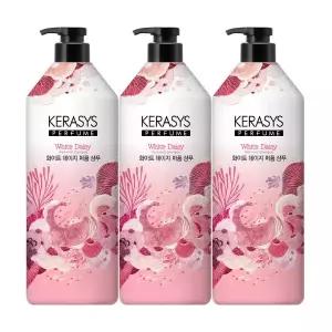 케라시스 화이트 데이지 퍼퓸 샴푸 1L 3개 헤어 케어
