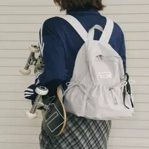 마스마룰즈 mini ver Ribbon pocket backpack Light gray 5016169134