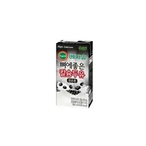베지밀 뼈에좋은 칼슘 검은콩 두유 190ml 72팩