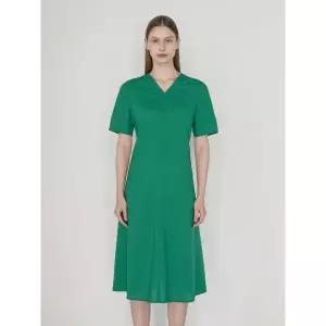 [올리비아로렌]Olivia Lauren 볼륨 소매 롱 V넥 원피스 VOCOA5M4421 ehwd_P427349536