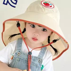 아동모자 자외선 차단 어린이 모자 아기모자 썬캡 여름용 해빛 가리개 유야용 비치모자 KC인증