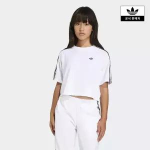 [아디다스키즈](천안아산점)[adidas kids] (A130-A160)LOOSE BOXY JACQUARD 저지 티셔츠 (KD7830)