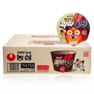 농심 앵그리짜파구리 큰사발 (16개입)