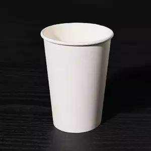 LG 종이컵 무지 390ml (13온스) 1000개 일회용 두꺼운 테이크아웃 커피 컵/종이컵/무지/두꺼운/탕비실