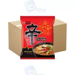 고품질 농심 신라면 120g 40봉 매운 봉지라면 간식 (W2854A5)