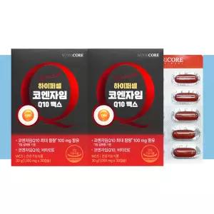 뉴트리코어 하이퍼셀 코큐텐 코엔자임Q10 맥스 30캡슐X2박스