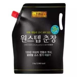 이금기 원스텝 춘장 2kg 볶음춘장 스파우트팩 볶은