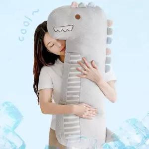 공룡바디필로우 냉감 롱쿠션 여름 안고자는 긴베개 수면쿠션 안고자는베개 수면쿠션