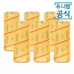테이팩스 유니랩 영업용 업소용 랩 30cm 500M X 6개