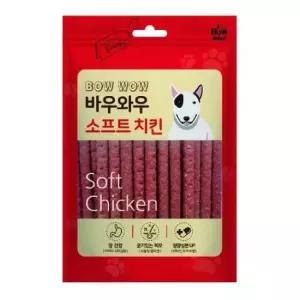 바우와우 소프트 치킨 150g 강아지 져키 간식
