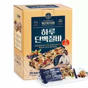 호정가 하루단백질바 (20개입) / 맛있는 에너지 견과가득 프로틴바
