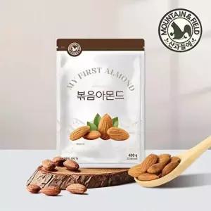 [산과들에]25년산 햇 견과 볶음아몬드400gx2봉 / 신선한 견과류