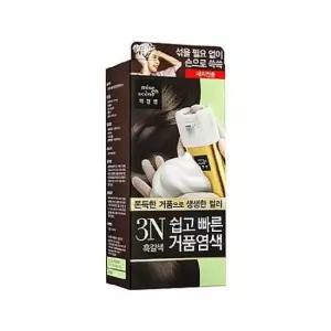 헤어컬러링 미장센 쉽고 빠른 거품염색 흑갈색(새치전용) 3N