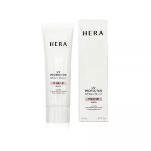 헤라 UV 유브이 프로텍터 톤업 선크림 (피치) SPF50+PA++++ 50ml, 1개