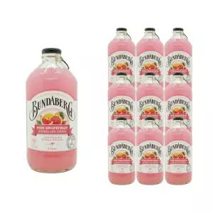 분다버그 핑크그레이프프루트, 375ml, 10개