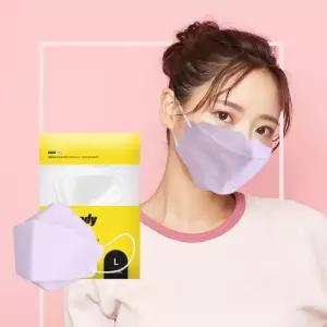 KF-94 3D 대형 컬러 황사마스크 100매  / 일회용 자외선차단 귀편한 여름용