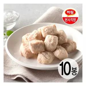 하림이닭 닭가슴살 큐브 블랙페퍼 100g 10팩
