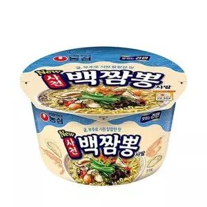 [하프클럽/기타]큰컵라면 농심 사천백짬뽕 75g 16개