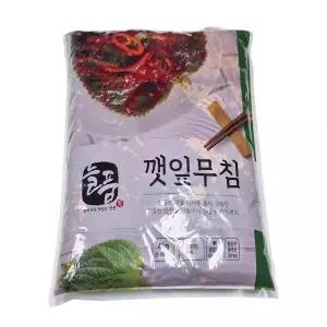 해품상회 늘품 깻잎무침 4kg 반찬단지 양념깻잎