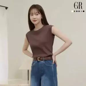 조르쥬 레쉬 조르쥬레쉬 26SS 꼼드코튼 블렌딩 캡슬리브 탑 6종1179782 1228398