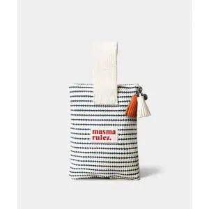 MASMARULEZ Strap pouch _ 와플 스트라이프 네이비129599