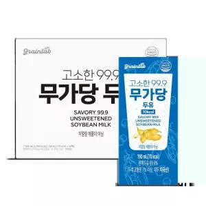 그레인랩 고소한99.9 무가당두유 190ml, 40입, 1개