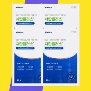 치탄플러스 분말치약 20gx1박스 잇몸질환 여행용 미니치약 구취제거 구강케어