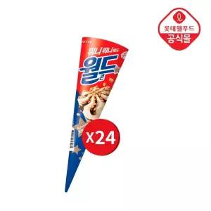 [NS홈쇼핑][롯데] 월드콘 바닐라 24개 세트[36012107]