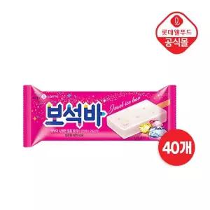 [NS홈쇼핑][롯데] 아이스 바 보석바 80ml x 40개[36012127]
