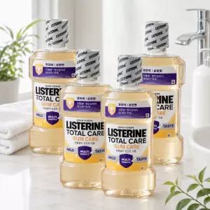 리스테린 토탈케어 검케어 마일드 750ml 4개