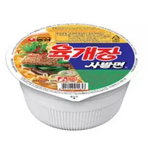 육개장사발면 24개입/컵라면