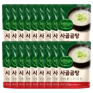 {백화점 상품} 비비고 사골곰탕 500g 18개 470890