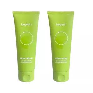 비플레인 녹두 약산성 클렌징폼 폼클렌징 160ml x 2개