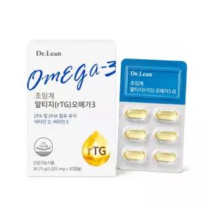 닥터린 초임계 알티지 오메가3 1025mg 30캡슐 X 6TB