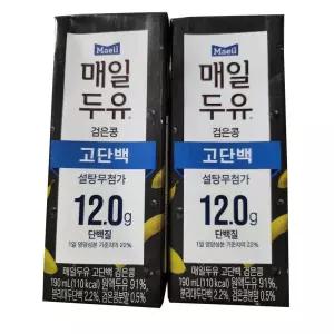 매일두유 고단백 검은콩 190ml 48팩