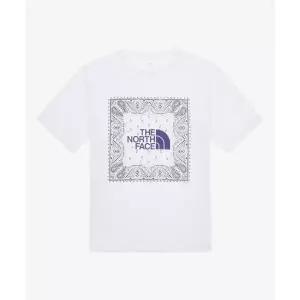 [국내백화점 매장정품] 노스페이스 THE NORTH FACE NT7UR13B 남성 반다나 반팔 티셔츠_WHITE 131902