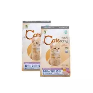 캐츠랑 리브레 5kg 2개 고양이사료 길고양이 길냥이/J